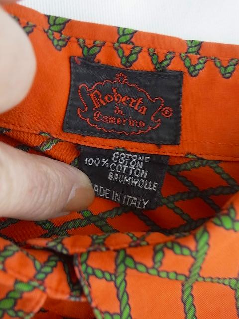 Roberta　赤鎖柄ブラウス