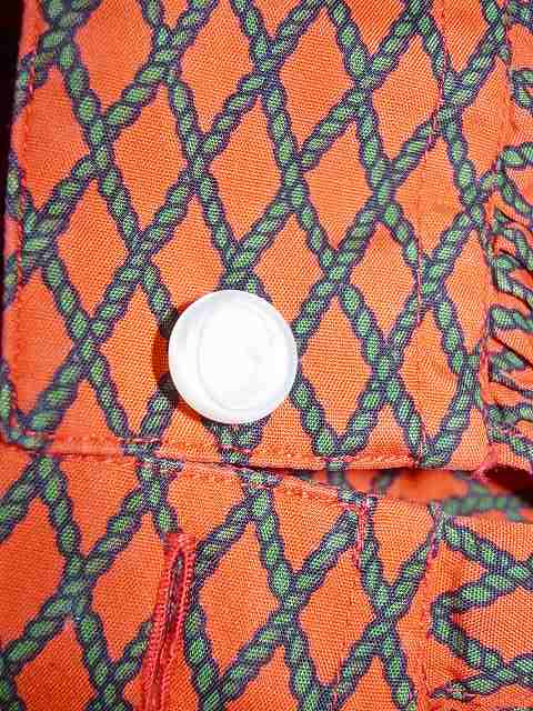 Roberta　赤鎖柄ブラウス