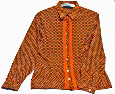 Roberta　赤鎖柄ブラウス