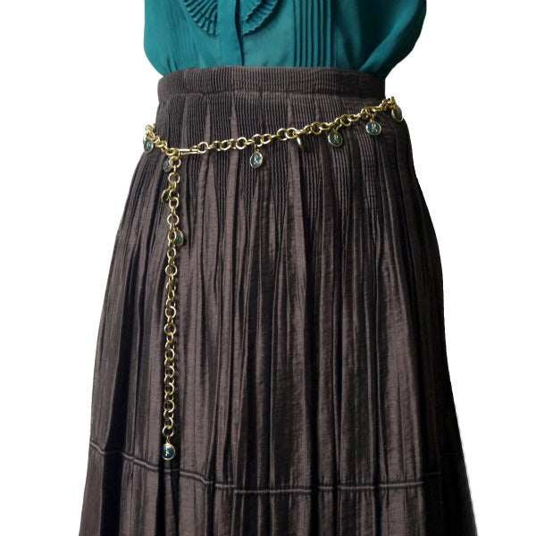 Roberta　ゴールドチェーン　ネックレス＆ベルト