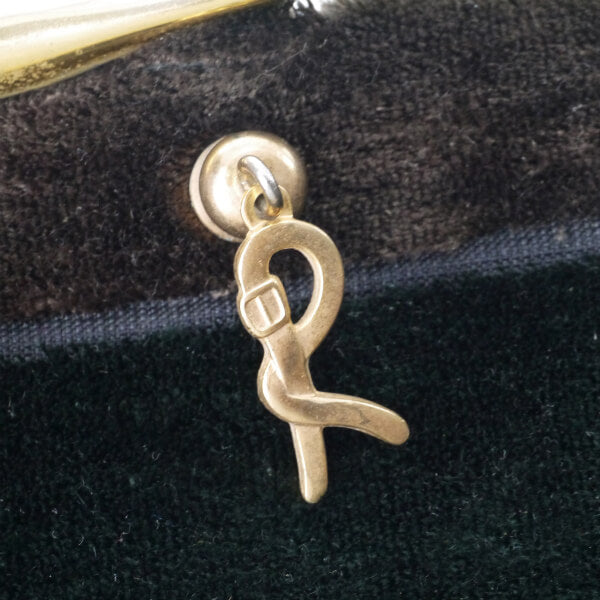 Roberta　ウェーブライン柄カラベラ ハンドバッグ（黒・茶）