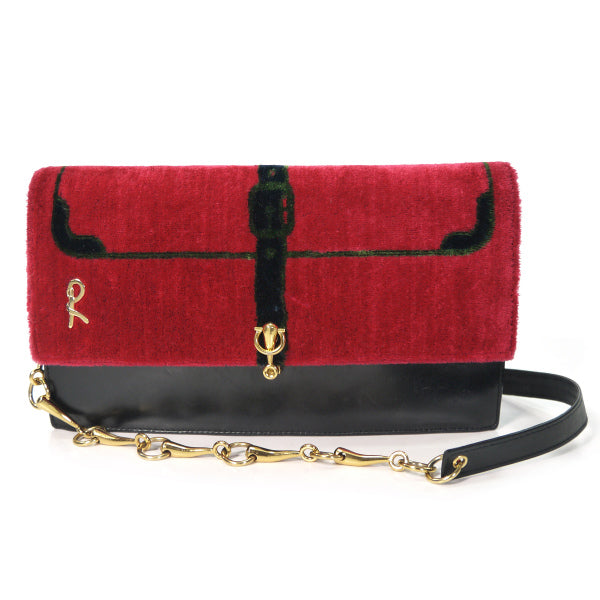 Roberta　だまし絵チェーンショルダー（モケット素材）