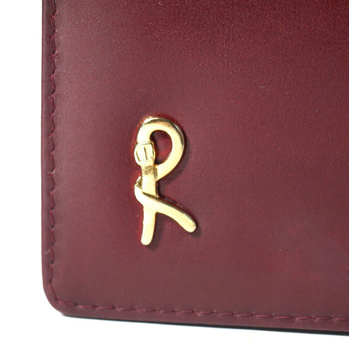 Roberta di Camerino　本革チェーンバッグ（ボルドー）