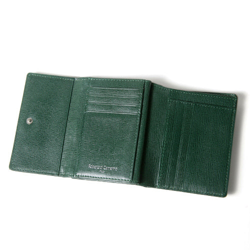 Roberta　総皮がま口財布（緑）