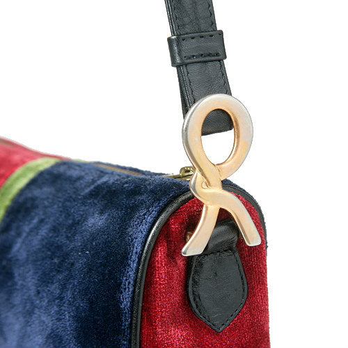 Roberta　ヴィンテージ　モケット斜め掛けポシェット（トリコカラー）