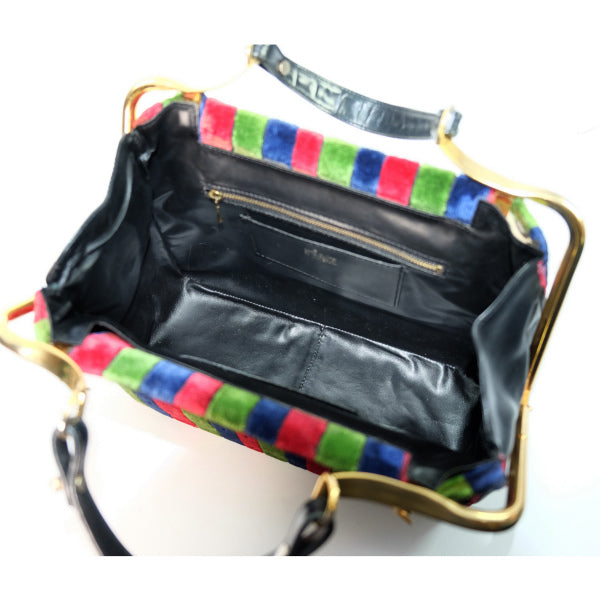 Roberta di Camerino カラベラ（モケット/トリコロールカラー)