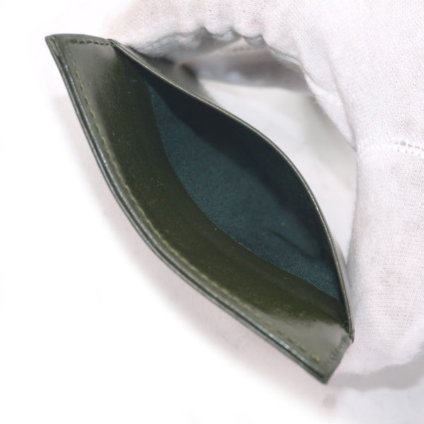 Roberta　オーストリッチ型押し折り財布（緑）