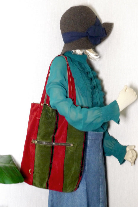 Roberta　トリコロールトート（スエード）