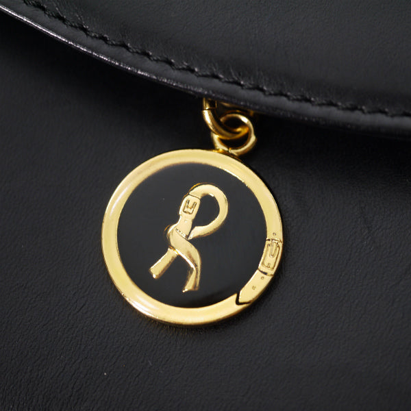 Roberta　3WAY総革チェーンバッグ（黒）