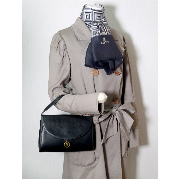 Roberta　3WAY総革チェーンバッグ（黒）