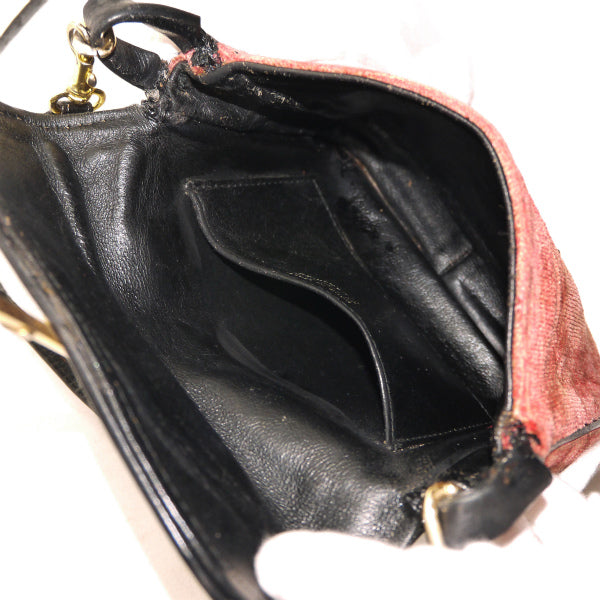 Roberta　モケットVintageミニポシェット（赤系）