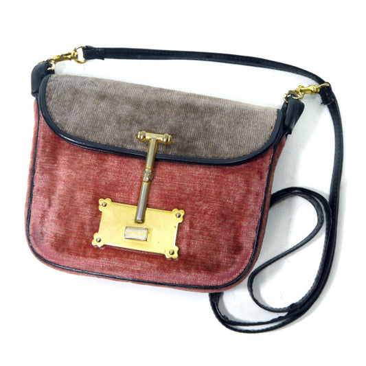 Roberta　モケットVintageミニポシェット（赤系）