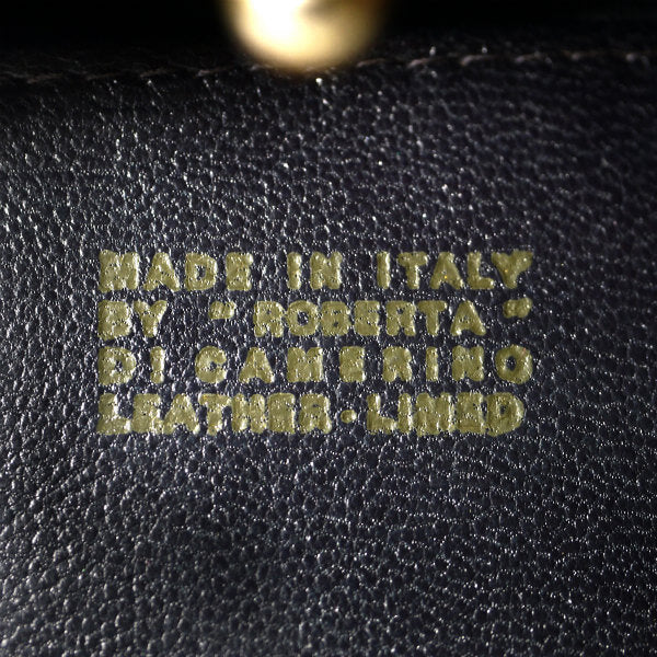 Roberta　R留め具幾何学模様モケットショルダー（赤系）