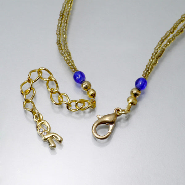 Roberta　ヴェネツィアガラスのトンボ玉ネックレス