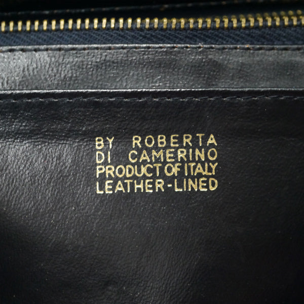 Roberta　だまし絵カラベラ ハンドバッグ（赤系）