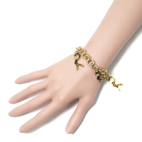 Roberta　Rモチーフ ブレスレット(べっ甲調)