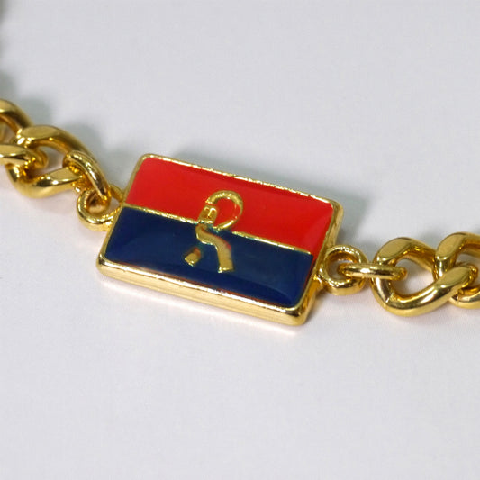 Roberta　スクエアRモチーフ ブレスレット