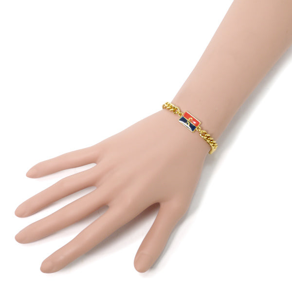 Roberta　スクエアRモチーフ ブレスレット