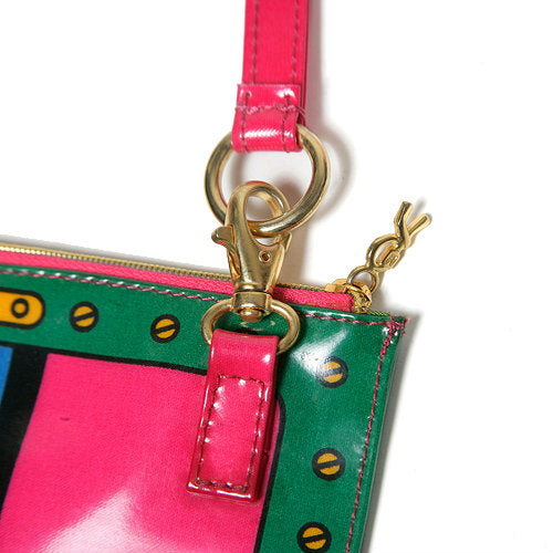 Roberta　斜め掛けだまし絵ショルダー（ピンク）