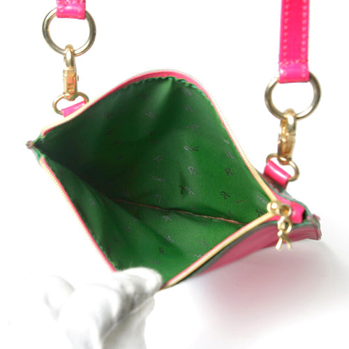 Roberta　斜め掛けだまし絵ショルダー（ピンク）