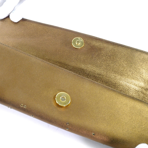 RODO ラインストーン チェーンバッグ （ゴールド）