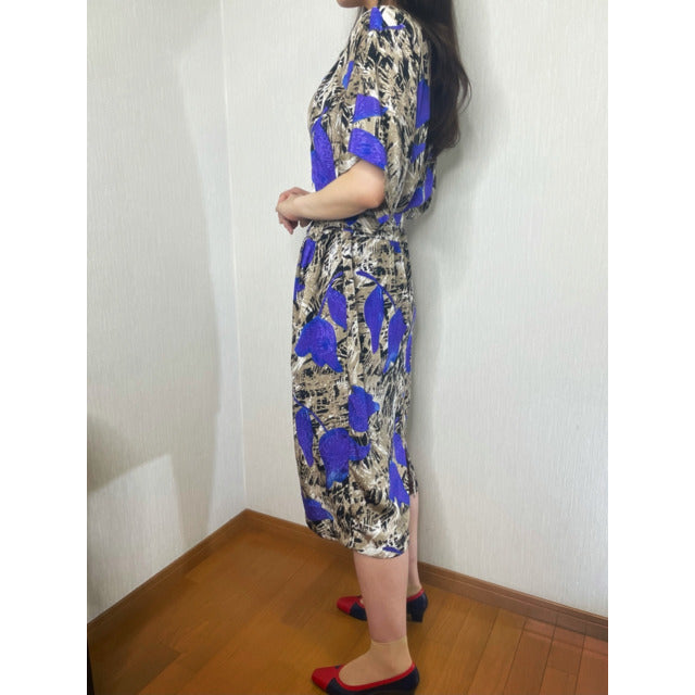 Rococo's SELECT　チューリップ柄vintageワンピース