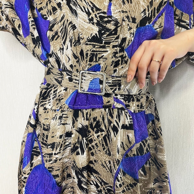 Rococo's SELECT　チューリップ柄vintageワンピース