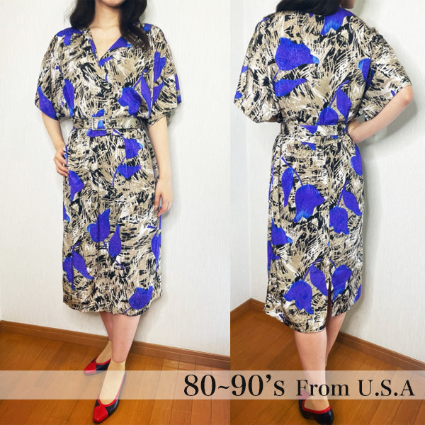 Rococo's SELECT　チューリップ柄vintageワンピース