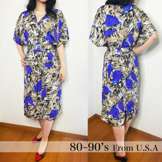 Rococo's SELECT　チューリップ柄vintageワンピース