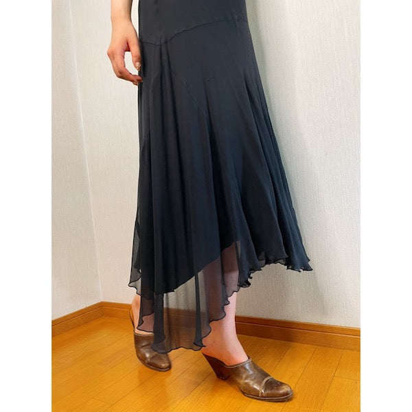 Rococo's SELECT　スパンコールvintageチュールドレス（黒）