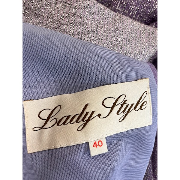 Rococo's SELECT　ラメ入りフロントラインvintageワンピース（紫）