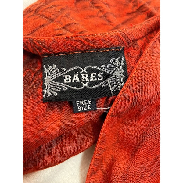 Rococo's SELECT　エスニック刺繍vintageロングワンピース（赤）