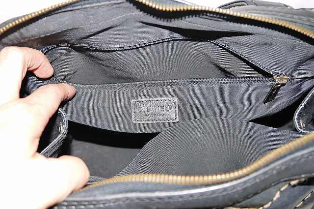 CHANEL ワイルドステッチ 黒ボストン