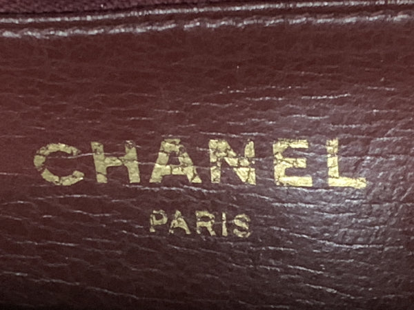 CHANEL 80s!逆ココ!マトラッセチェーンポシェット（黒）