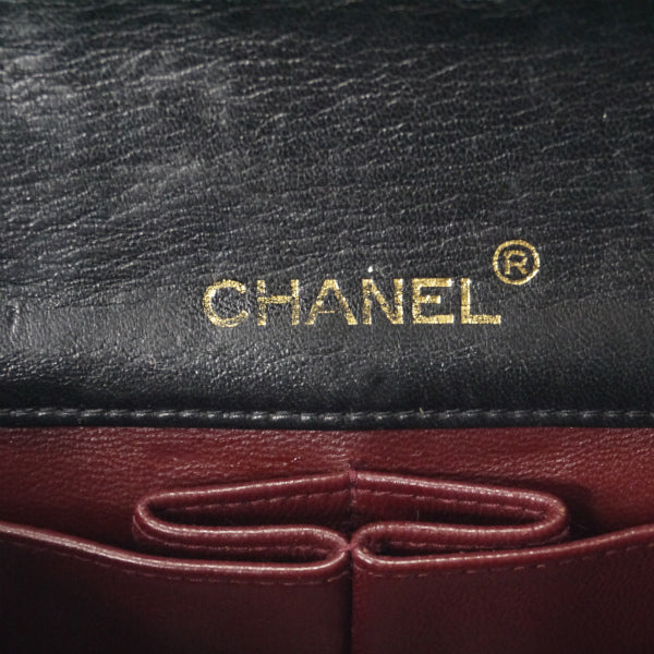 OLD CHANEL80s!ミニマトラッセチェーンポシェット（黒）