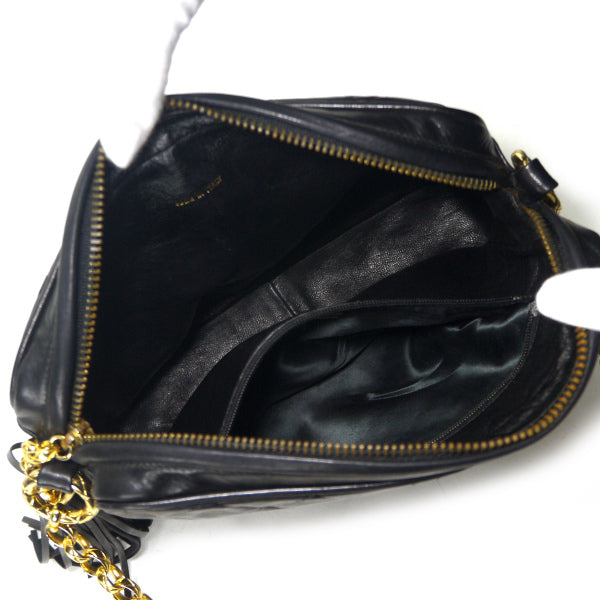 OLD CHANEL　チェーンショルダー（黒）