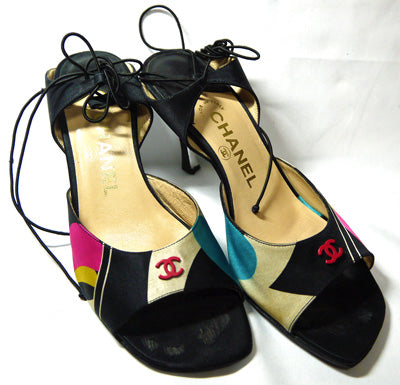 OLD CHANEL　カラーハイヒール