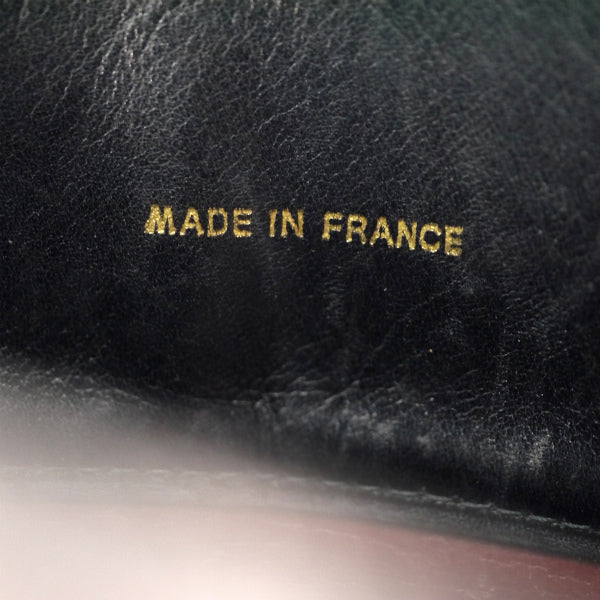 OLD CHANEL　マトラッセWチェーントートバッグ（黒）