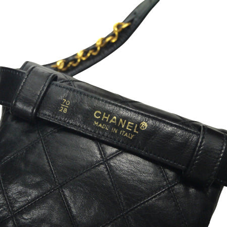 OLD CHANEL マトラッセウエストポーチ（黒） – Vintage Shop Rococo