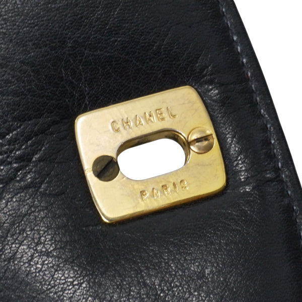 OLD CHANEL　マトラッセウエストポーチ（黒）