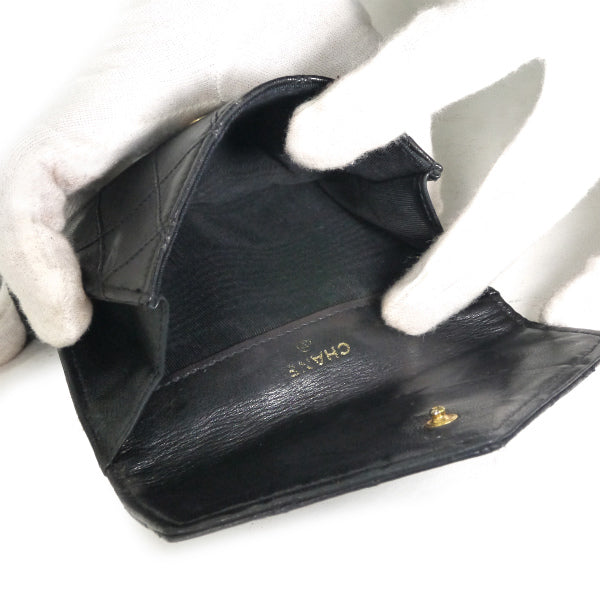 OLD CHANEL ビコローレWホック2つ折り財布（黒） – Vintage Shop Rococo