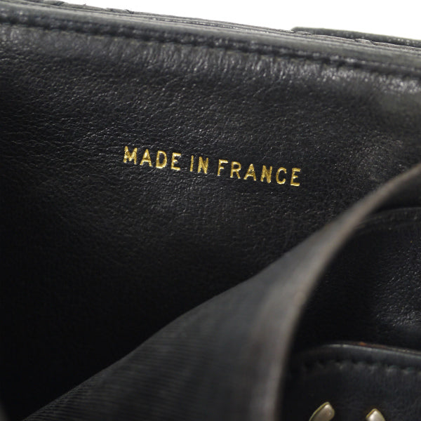 OLD CHANEL ビコローレWホック２つ折り財布（黒）