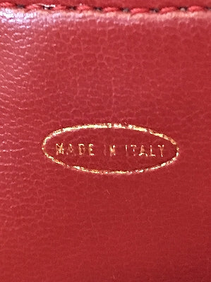 OLD CHANEL80sラムマトラッセ　トートバッグ（赤）