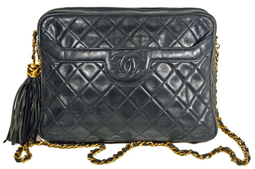 CHANEL　チェーンショルダー（黒）