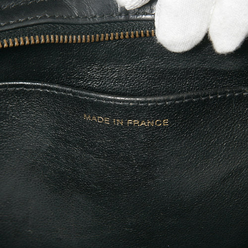 CHANELラムマトラッセ　ショルダー（黒）