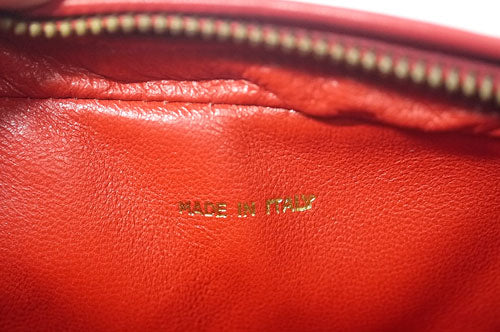 OLD CHANEL　フリンジショルダー（赤）