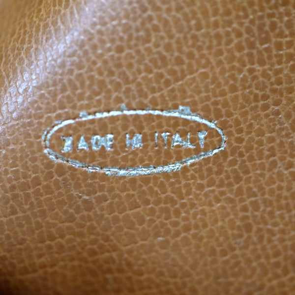 OLD CHANEL　マトラッセ巾着Wチェーンショルダー（キャメル）