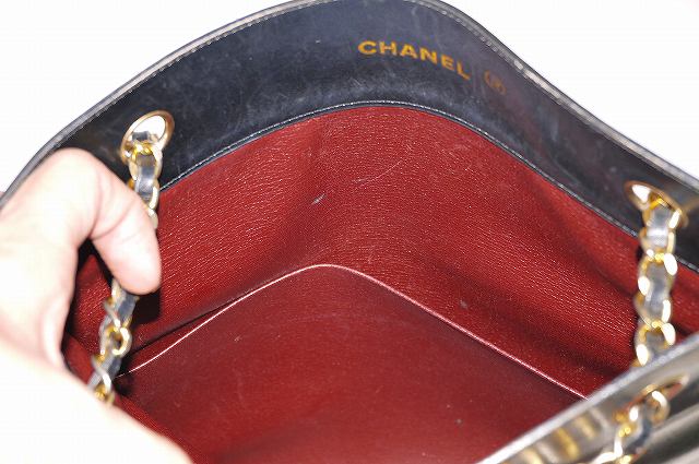 CHANEL ラム２Wayトートバッグ（黒）