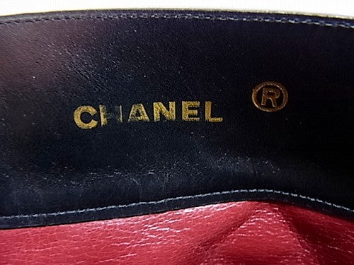 CHANEL ラム２Wayトートバッグ（黒）