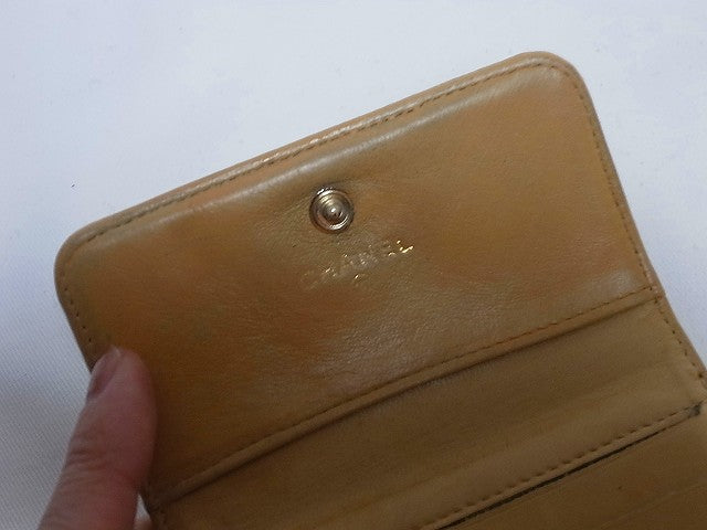 CHANELキャビア財布（ベージュ）